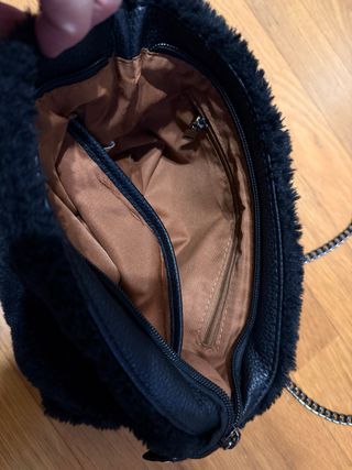 Borsa Orsetto Nera con Catena