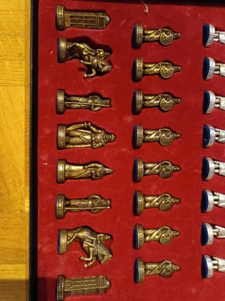 Ajedrez Metálico Coleccionable