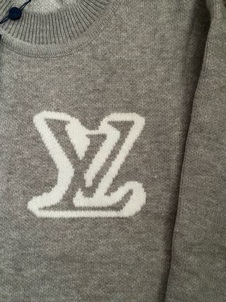 Maglione Louis Vuitton Grigio