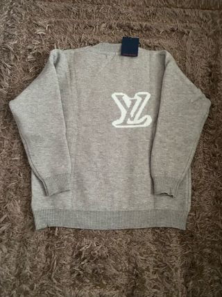 Maglione Louis Vuitton Grigio