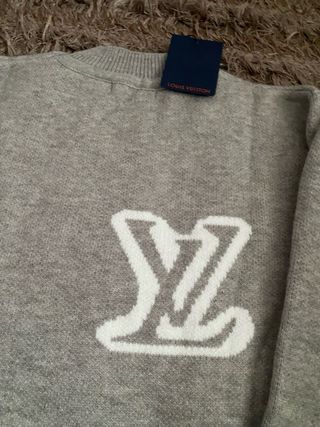 Maglione Louis Vuitton Grigio