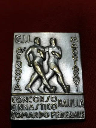 Spilla GIL Concorso Ginnastico Balilla