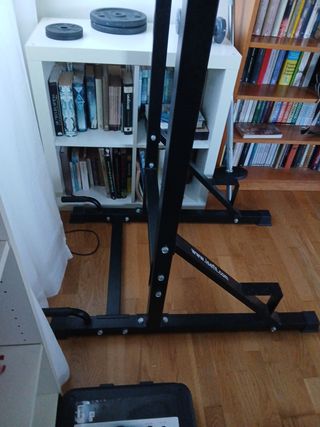 Banco de flexiones y dominadas