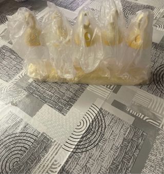 Porta spezie oro e trasparente