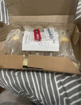 Porta spezie oro e trasparente