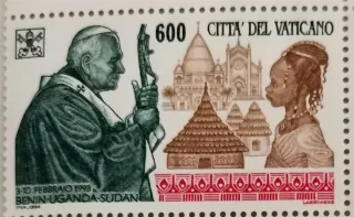 Francobollo Poste Vaticano 600 Lira