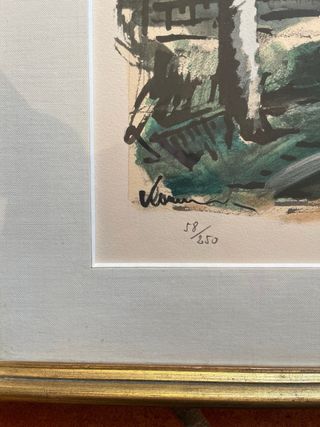 Obra de arte: Acuarela ‘’Paisaje rural’’