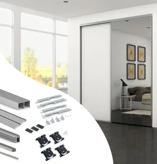 Sistema corredero Emuca Placard