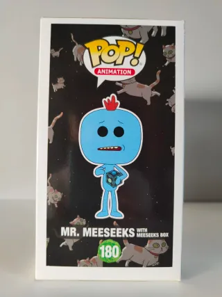 Funko pop Mr. Meeseeks with Meeseeks Box 180