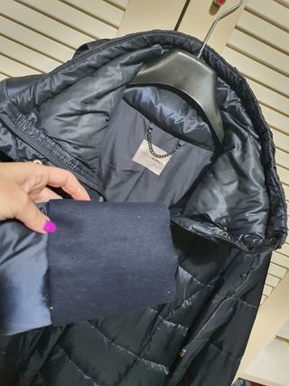 Piumino Fiorella Rubino blu