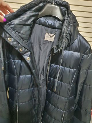 Piumino Fiorella Rubino blu