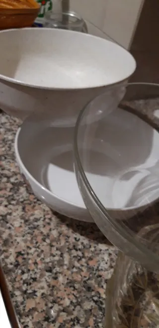 Set Insalatiere Ceramica e Vetro