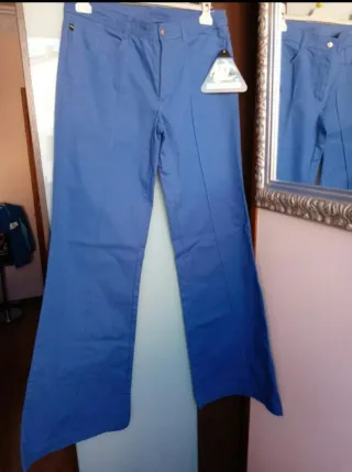 Pantalón mujer azul Biohazard