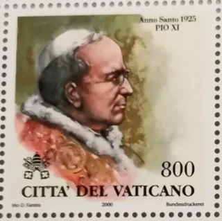 Francobollo Vaticano Pio XI Anno Santo 1925