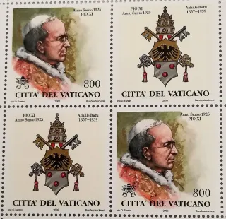 Francobollo Vaticano Pio XI Anno Santo 1925