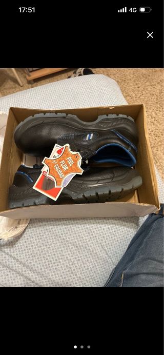 Zapatos de trabajo Diamante Plus Talla 44 3 cajas