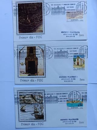 1978. SOBRES DE PRIMER DIA CON SELLOS ESPAÑA.