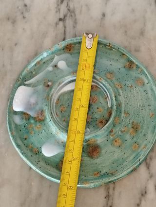 Luminária Porta Vela Cerâmica Artesanal