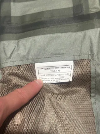 Chainterperie arido militar talla XL modelo nuevo