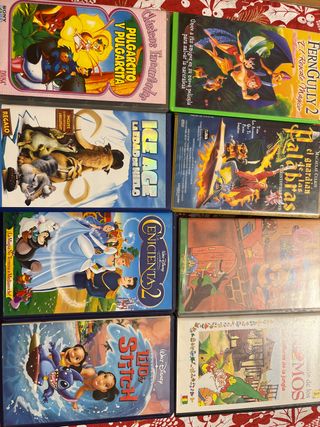Lote Películas VHS Disney Clásicos 10 euros lote