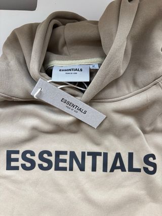 Sudadera Essentials Talla M Beige