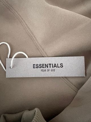 Sudadera Essentials Talla M Beige