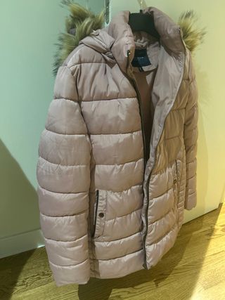 Parka Polo Club rosa con capucha extraíble