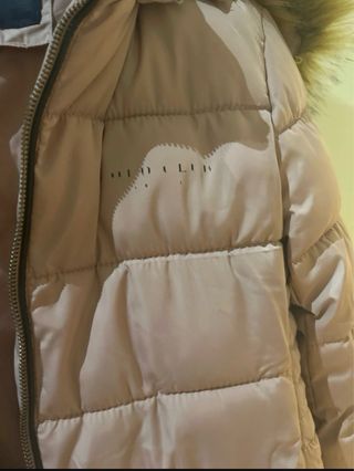 Parka Polo Club rosa con capucha extraíble