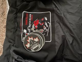 Giacca Moose Knuckles nera con cappuccio