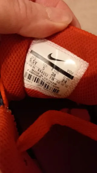 Zapatillas Nike Talla 38 Azul/Rojo