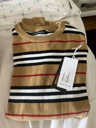 Jersey NEW MENTALITY rayas XXL nuevo