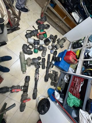 Piezas fontanería riego