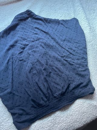 Blusa H&M azul con puntos