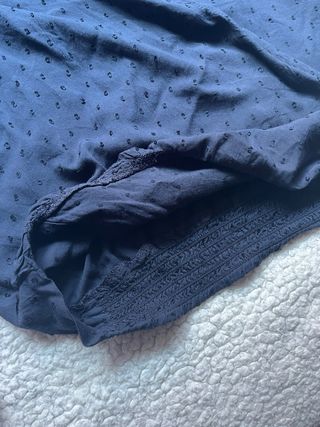 Blusa H&M azul con puntos