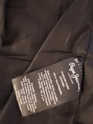 Falda mini Pepe Jeans polipiel cremallera