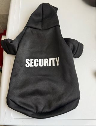 Felpa per cane SECURITY taglia S