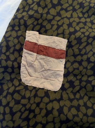 Vestido hecho a mano patchwork seda