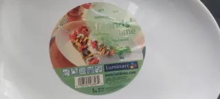 Set 6 piatti piani bianchi