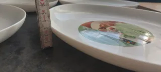 Set 6 piatti piani bianchi