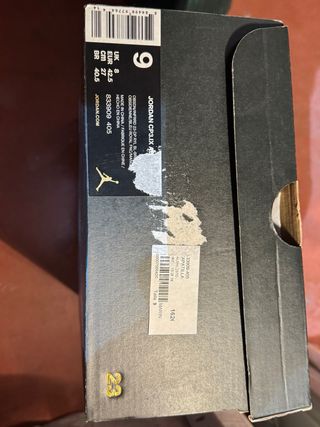 Zapatillas Nike Jordan Negras Rojas Talla 41