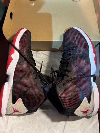 Zapatillas Nike Jordan Negras Rojas Talla 41