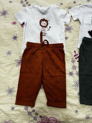 2 Conjuntos Verano Bebés gemelos 0-3 Meses