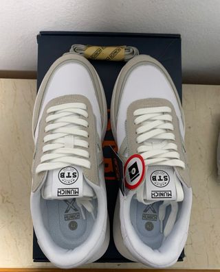 Zapatillas Munich Versus 99 Gris/Blanco