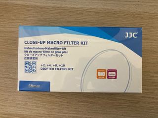 Kit Filtros Macro para Objetivo de 58mm /+2+4+8+10