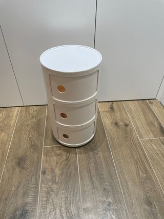 Mueble modular estilo Kartell 3 cajones blanco