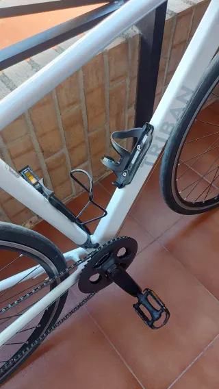 Bici Gravel Triban Blanca