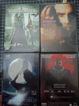 Lote 4 Películas Vampiros DVD