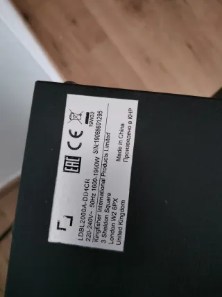 Chimenea eléctrica moderna cristal negro