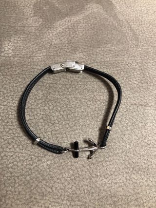 Bracciale Marilu Ancorina Argento Nero cm 20