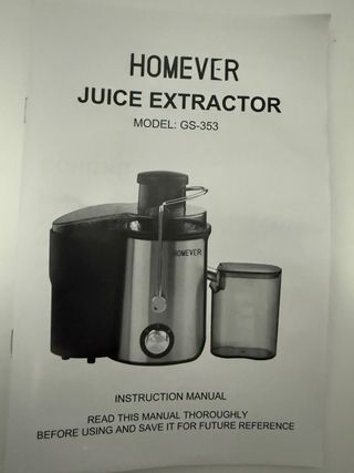 Extractor de zumo HOMEVER